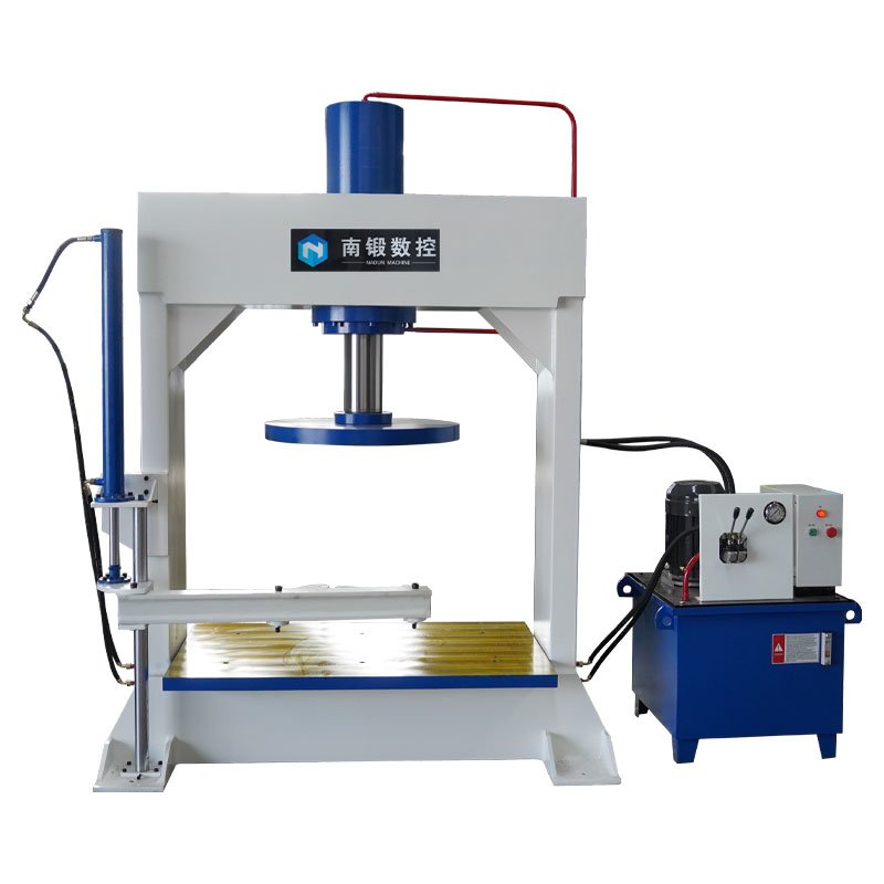 160T Solid press on tires   hydraulic solid tire press machine