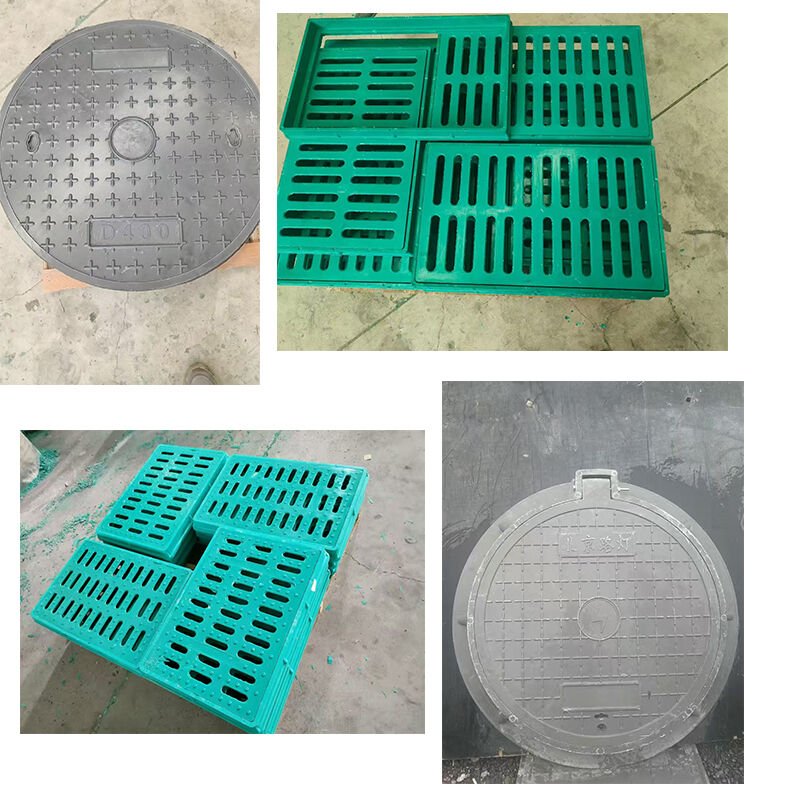 resin manhole cover heat press machine-1