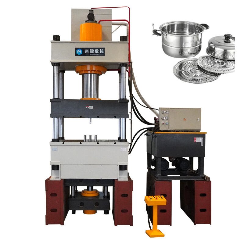 Stainless steel aluminum pot stretching hydraulic press