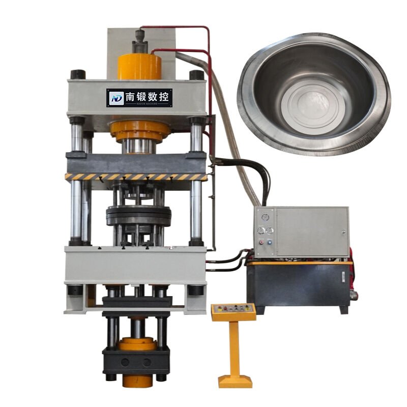 Stainless steel metal basin stretch molding hydraulic press