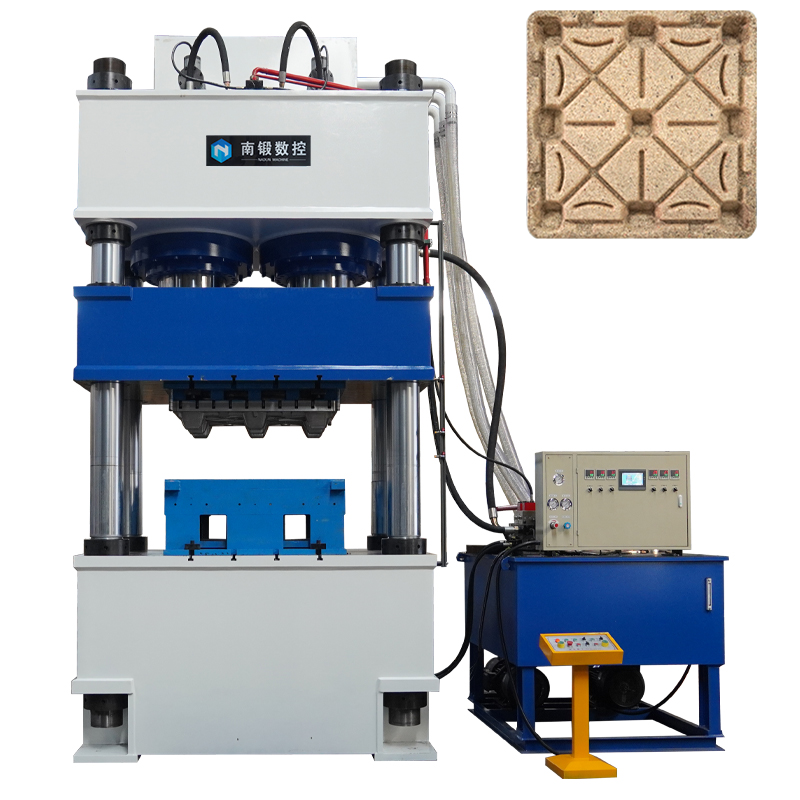1250-ton Wood Chip Pallet Forming Hydraulic Press