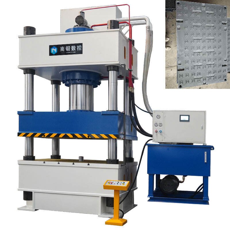 resin manhole cover heat press machine
