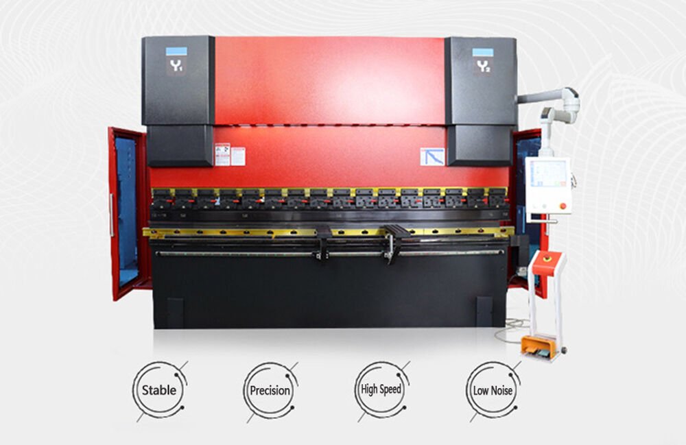 hydraulic bending machine double servo press brake
