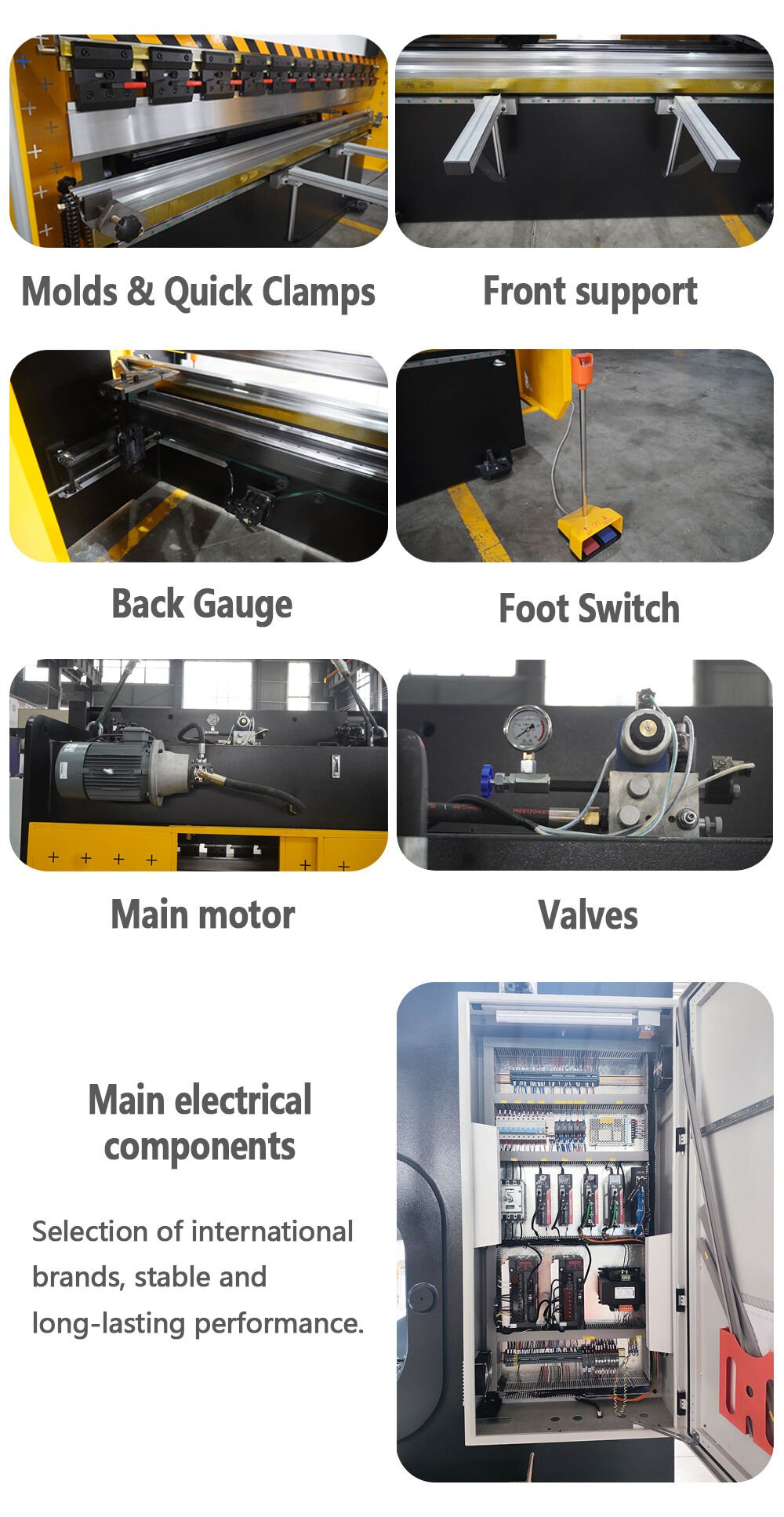 Nadun customized 60T2500 torsion-bar double servo press brake manufacture
