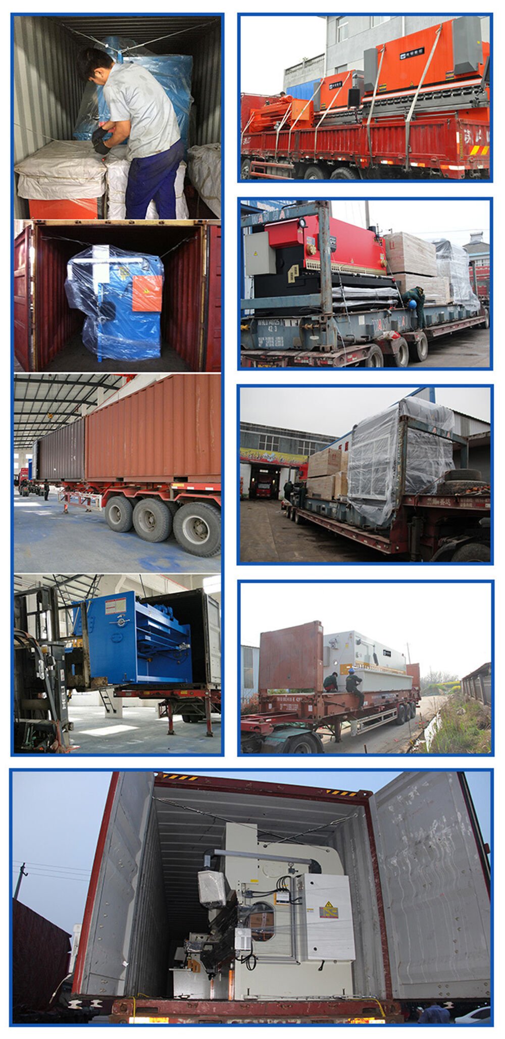 Swing beam shearing machine 4*4000mm supplier