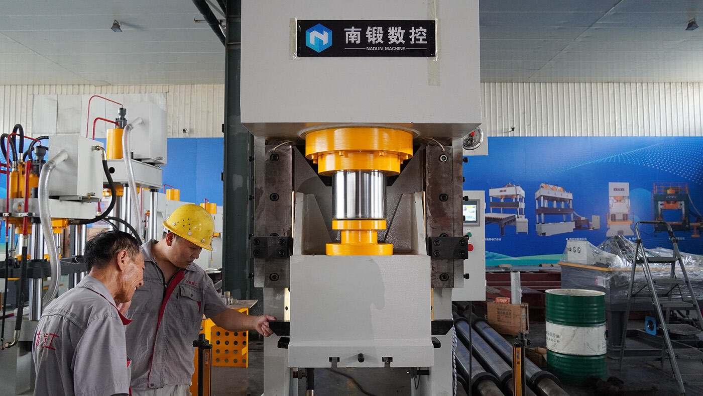 125 ton electric hydraulic hole punching tool hole press machine hydraulic for steel factory
