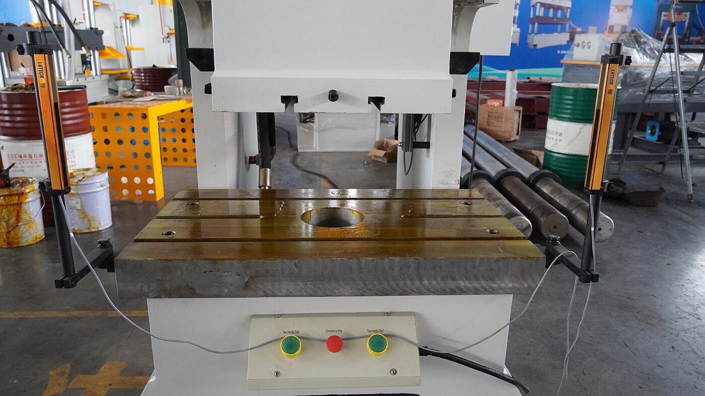 125 ton electric hydraulic hole punching tool hole press machine hydraulic for steel details
