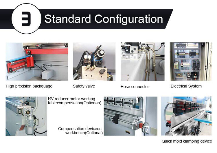 100 ton CNC hydraulic press brake machine supplier